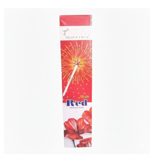 10 Cm Red Colour Sparklers