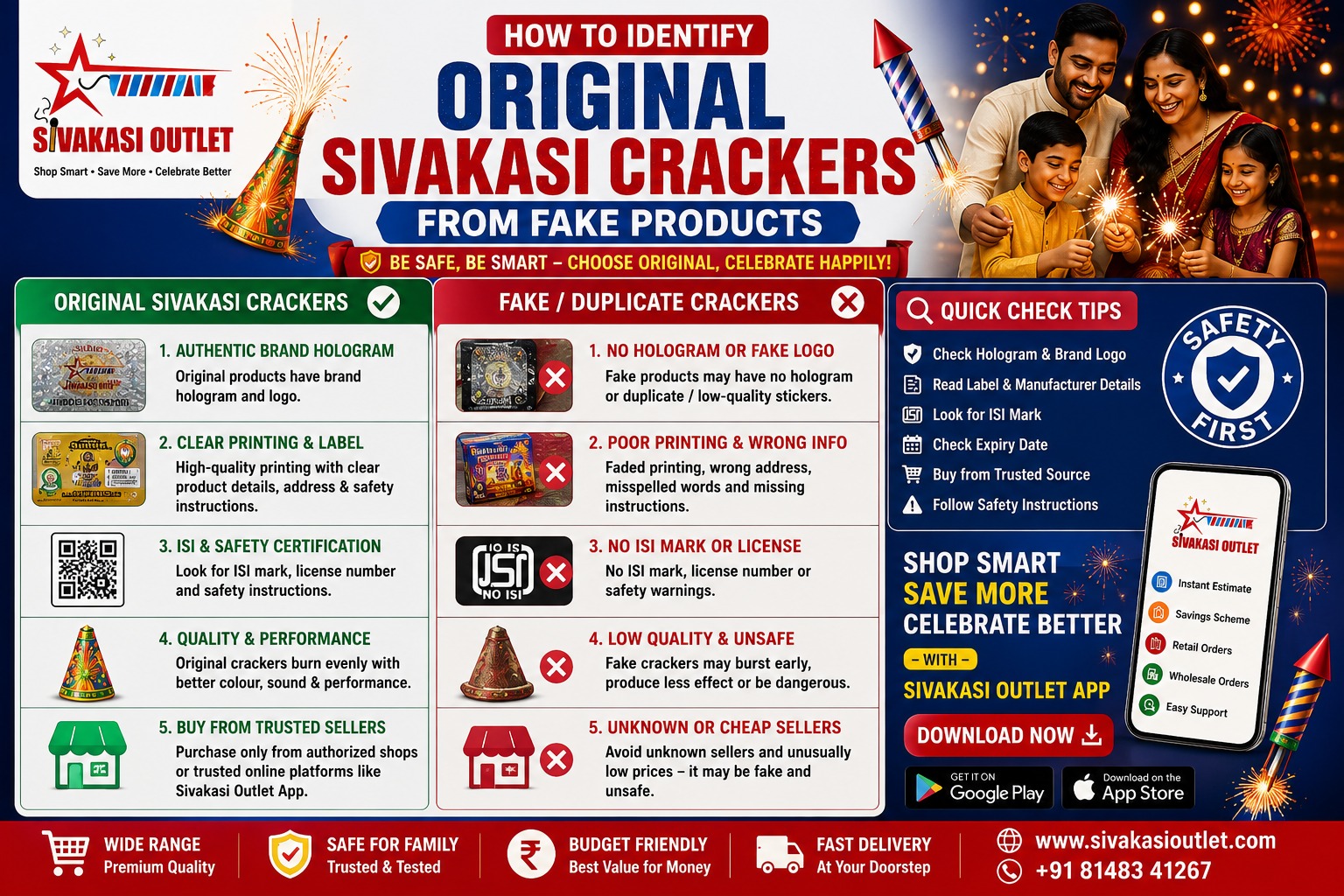 How to Identify Original Sivakasi Crackers from Fake Products | Complete Buying Guide 2026