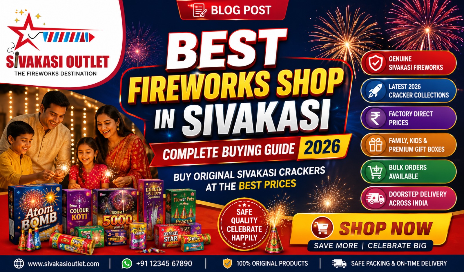 Buy Original Sivakasi Crackers Online in 2026 – Complete Buying Guide
