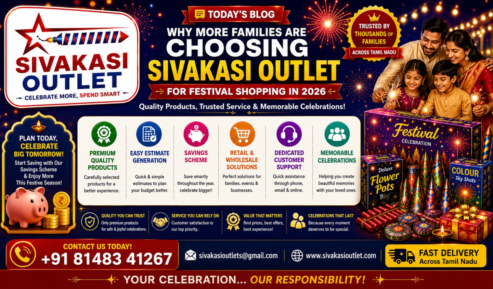 Why More Families Are Choosing Sivakasi Outlet for Festival Shopping in 2026