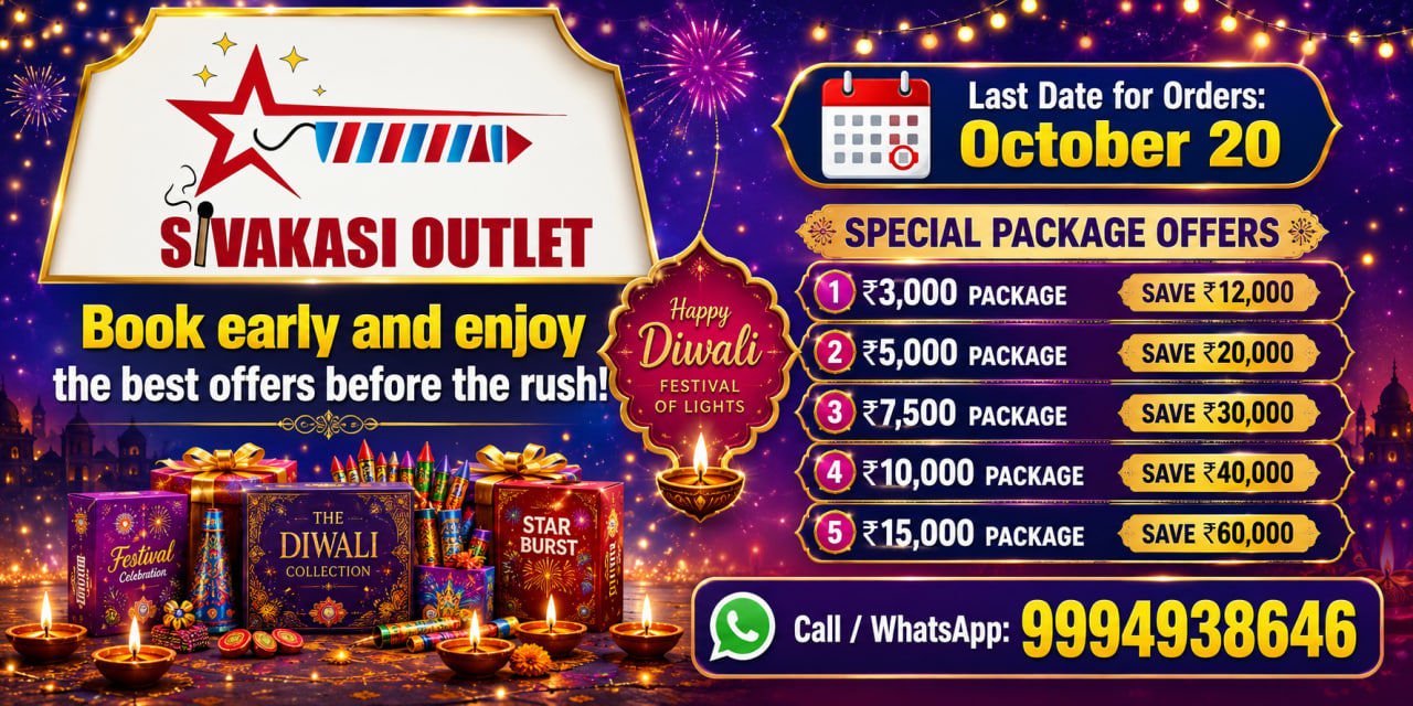Sivakasi crackers online shop