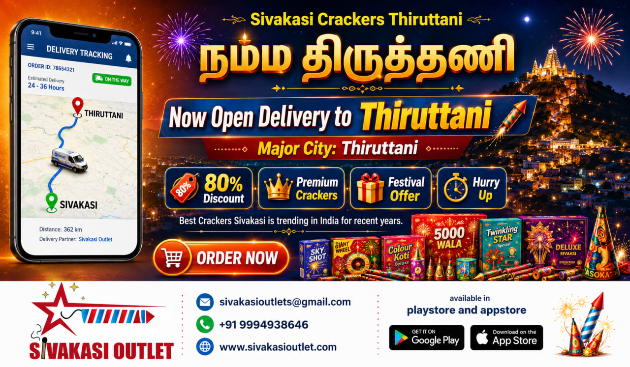 Sivakasi Crackers Thiruttani