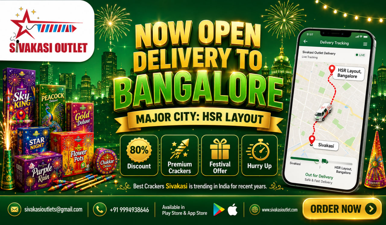 Sivakasi Crackers Bangalore HSR Layout City