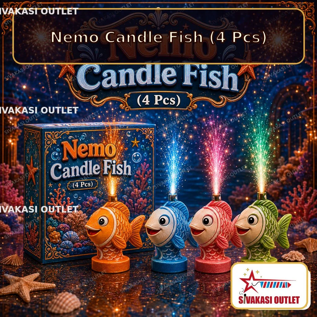 Nemo Candle Fish (4 Pcs)