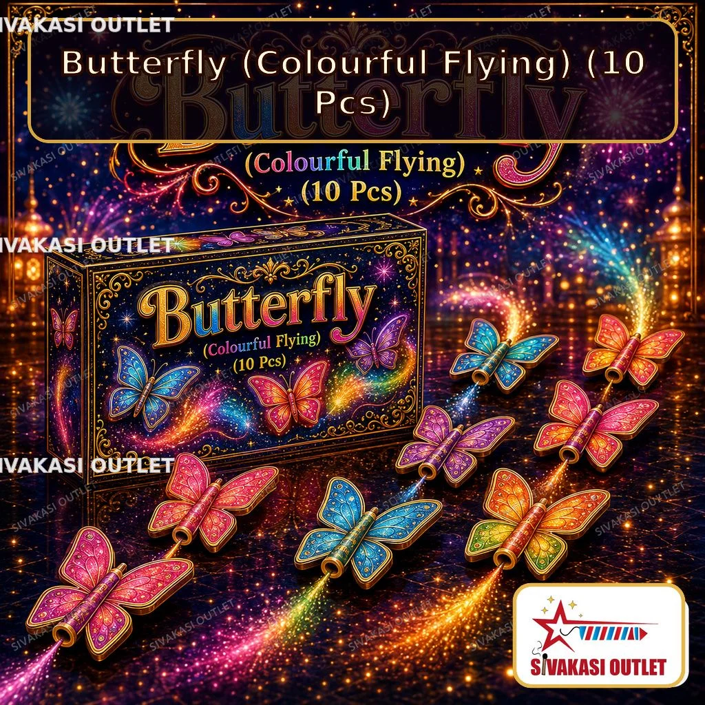 Butterfly (Colourful Flying) (10 Pcs)