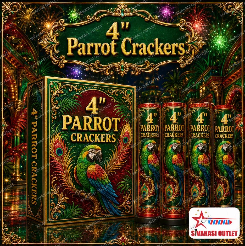 4" Parrot Crackers