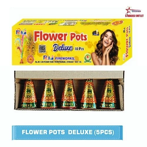 Flower Pots Deluxe (10 Pcs)