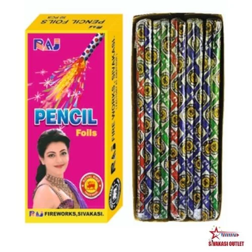 7" Pencil Foils (50 Pcs)