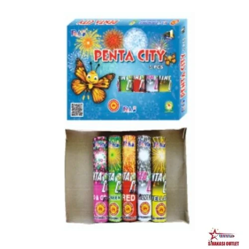 Penta City (5 Colour) - 5 Pics