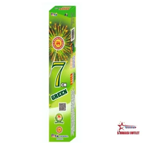 7 cm Green Sparklers