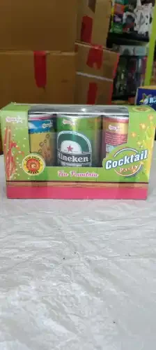 Tin Beer Fountain